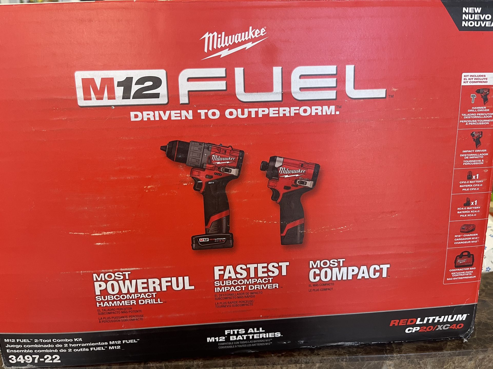 Milwaukee M12 Drills Kit