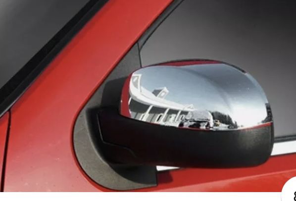 For 2007-2014 Chevy Suburban / GMC Yukon CHROME Top Half Mirror Covers Overlay