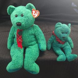 Wallace Beanie Baby Set 1999 and 2000