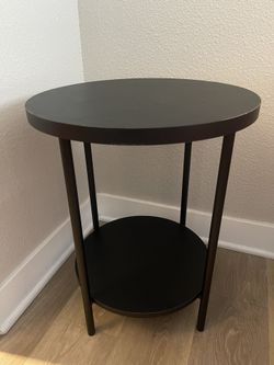 Black Side Table 