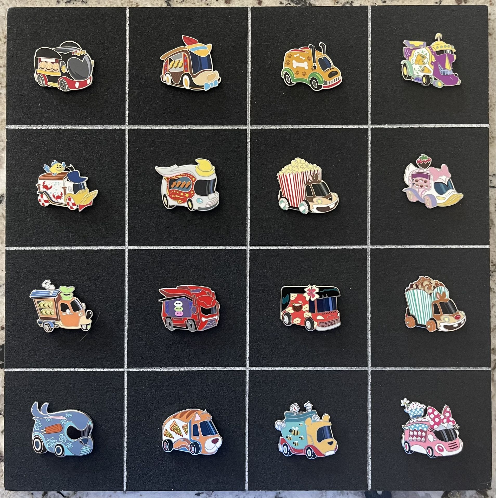 Disney Food Trucks Trading Pins