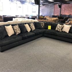 Lavernett 3 Piece Sectional $10 Down Payment And Financing Available