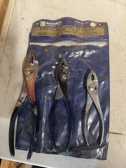 national industrial tools 3 slip joint pliers made in japan