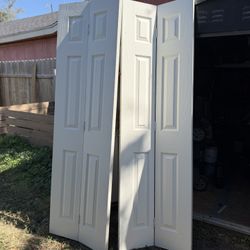 Interior Closet Bi-Fold Doors 24”x78”