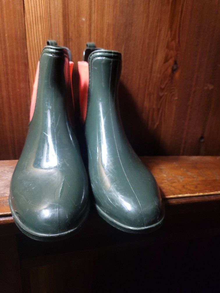 Rubber Ankle Boots