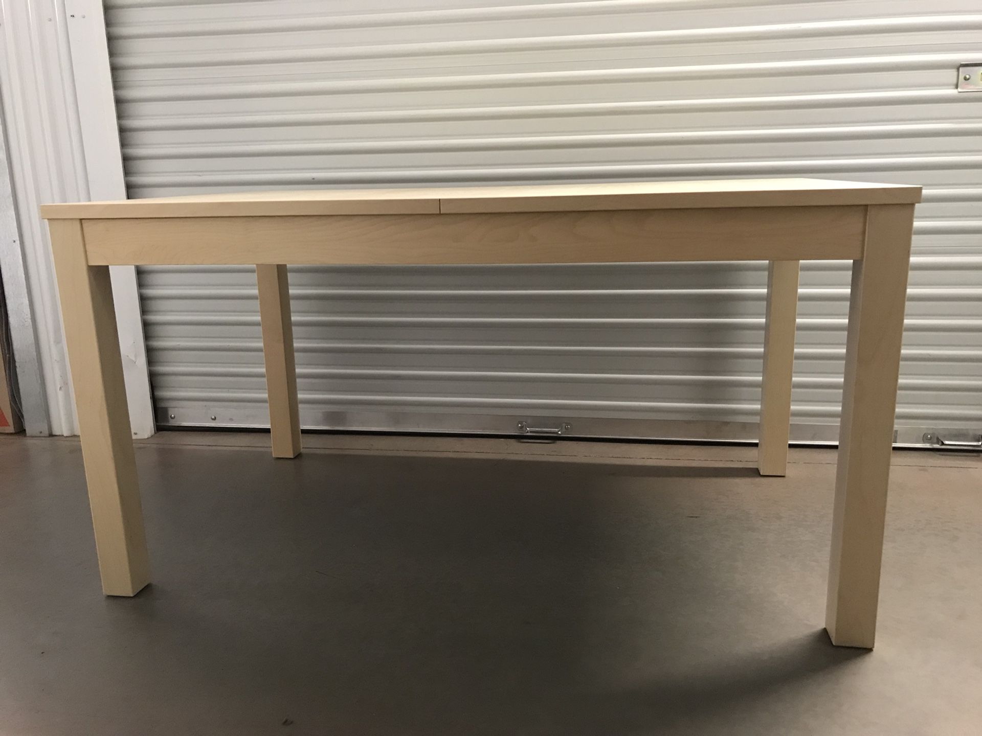 IKEA Expandable Wood Table (Leaves Included)