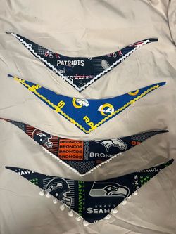 Totes brand NFL football dog bandannas!!!