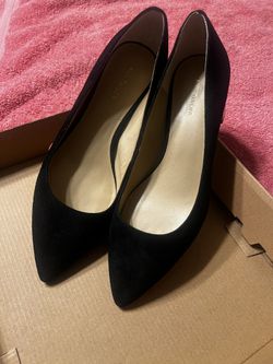 Black Suede Pumps