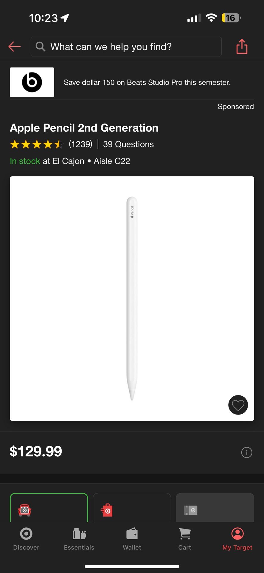 Apple Pencil 2nd Gen