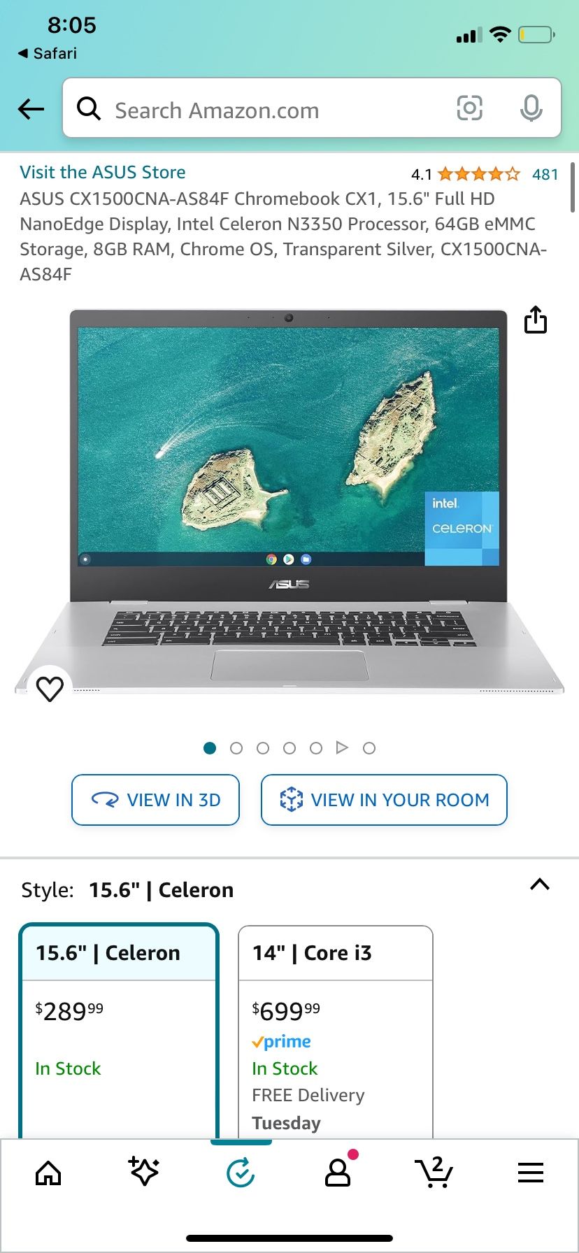 Asus Laptop Chromebook 