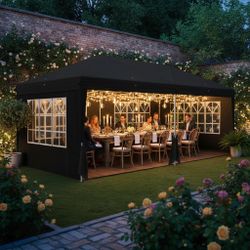 10x20 canopies with window walls
