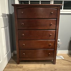 Solid wood dresser