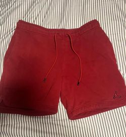 Jordan Brand Red Drawstring Shorts