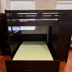 Bunk Bed Full Over Full With Dresser