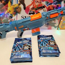 NERF Elite 2.0 Echo CS-10 Blaster 100x Official Soft Darts Toy Hasbro