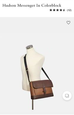 NWT Authentic Coach Hudson Messenger In Colorblock for Sale in