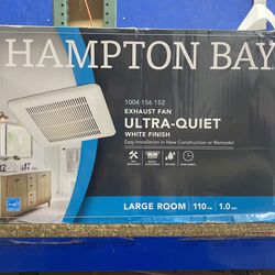 Hampton Bay 110 CFM Ceiling Mount Room Side Installation Quick Connect Bathroom Exhaust Fan, ENERGY STAR