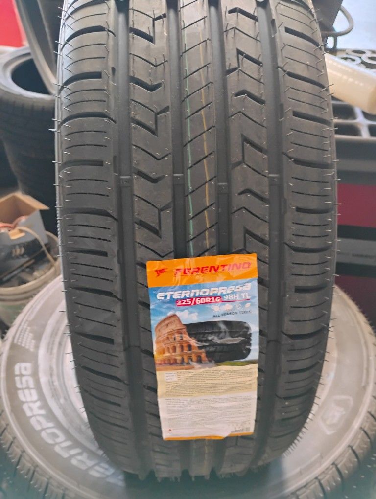 Set De Llantas Nuevas FERENTINO 225 60 16