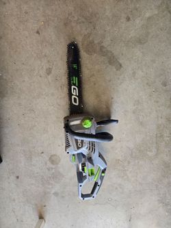 Ego cordless power chainsaw