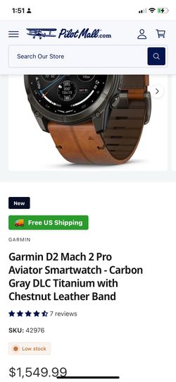 Garmin D2 Mach 2 Pro Smartwatch