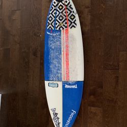 5’4” Barry Vandemueler Short Board Surfboard