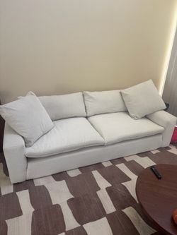 Paloma III Cotton 99" Sofa Couch