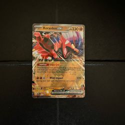 Koraidon EX Pokémon Card