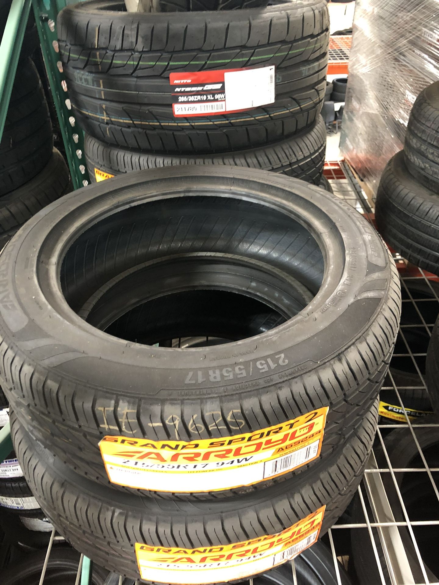 Brand New Tires Arroyo Grand Sport 2 (215/55R17) (Single) ($68)
