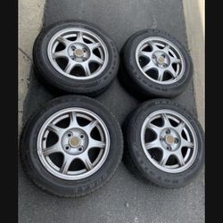 4 —185/60r14 4x100 4x3.94 Stock Mazda Miata Scion Xa Xb Acura Integra Civic Fit Corolla Xa Xb Ia Echo Wheels Rims Tires!!!!!!