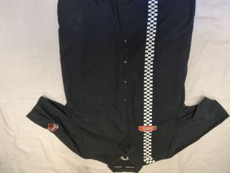 Men's medium cotton button up Harley Davidson shirt