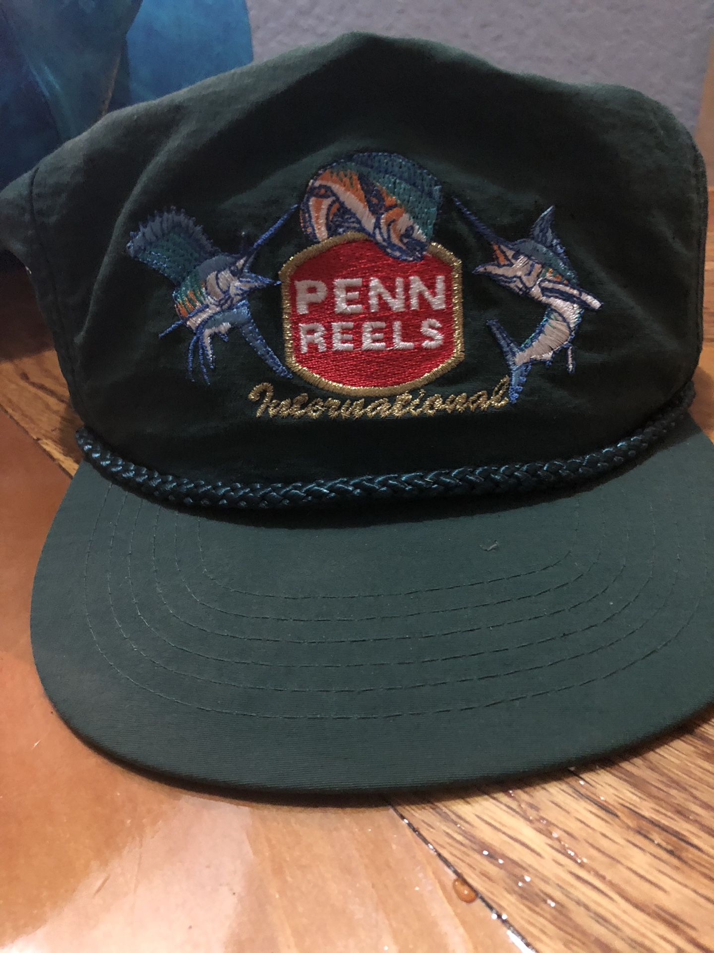 Vintage penn reels fishing hat