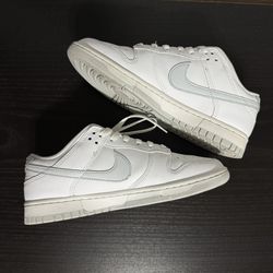 Nike Dunk Low Retro- White Pure Platinum 