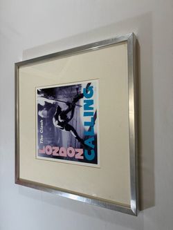 Modern Retro The Clash "London Calling" Framed Wall Art 20.5” x 20.5”