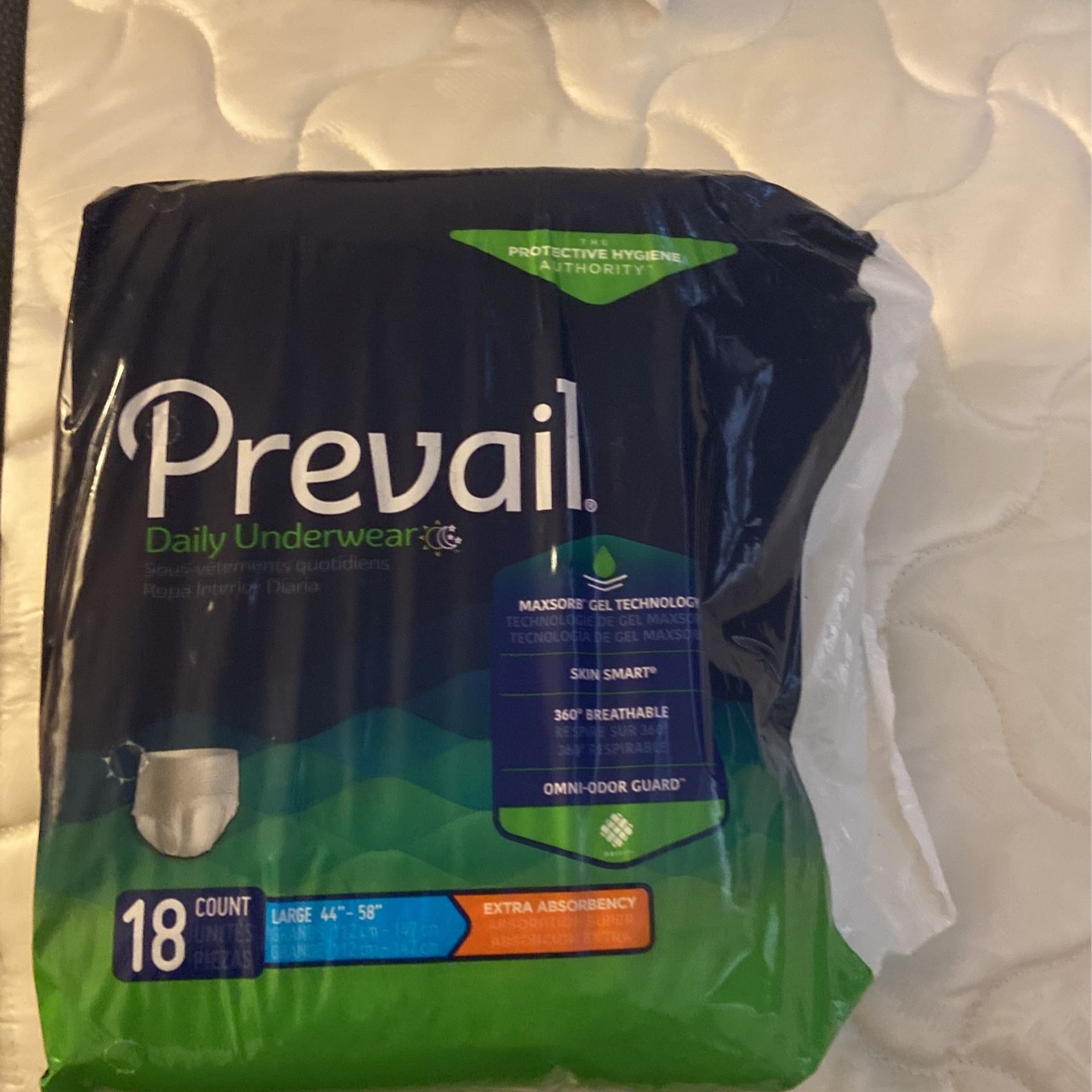 Prevail Daily Underwear 18 Count