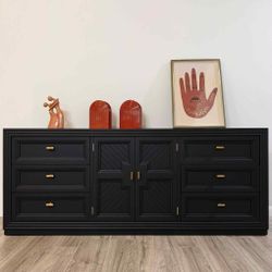 Gorgeous Restored Dresser / Credenza By Thomasville
  74”L x 18”W x 30.5”H
