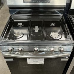 Samsung 30-in 5 burners 6.0 cu. ft. Air Fry Convection Oven Freestanding Natural Gas Range - Free One Year Warranty 