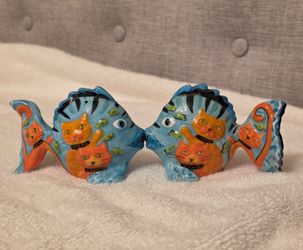 Kissing Fish Salt & Pepper Shakers