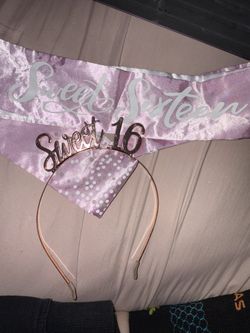 Sweet 16 Headband And Sash