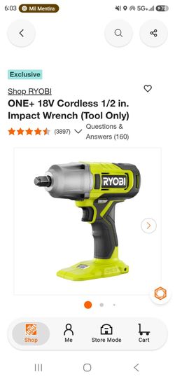 Ryobi wrench drill