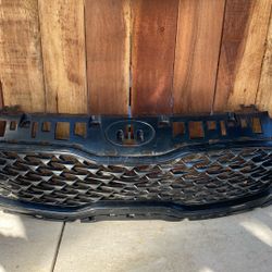 2017 2018 2019 KIA SPORTAGE FRONT UPPER BUMPER GRILLE GENUINE OEM (USED) BLACK