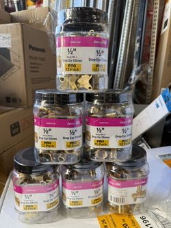 Apollo 1/2 in. Brass PEX-A Expansion Barb x 1/2 in. Female Pipe Thread Adapter 90-Degree Drop-Ear Elbow Jar (12-Pack)