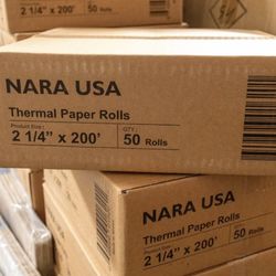 Thermal Paper 2 1/4” X 200’