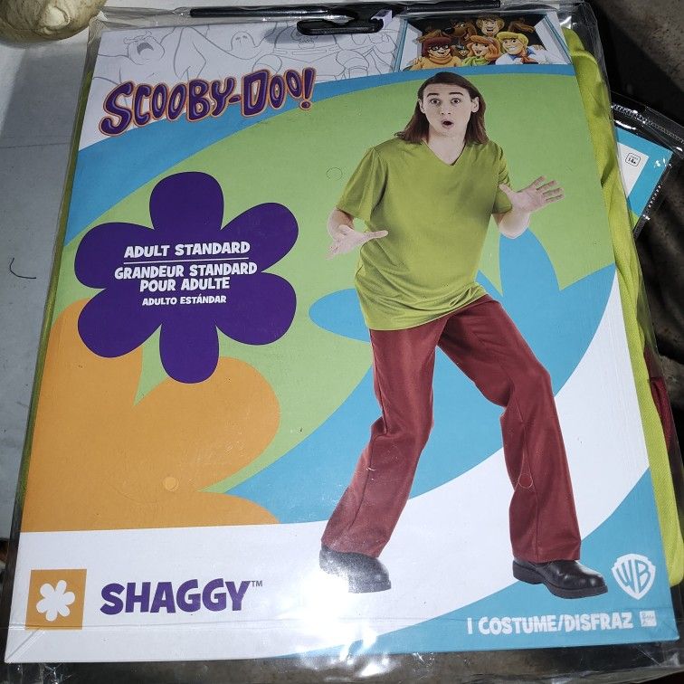 Scooby-Doo Costume With Wig  Adult Standard $45