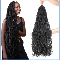 36inch Faux Locs Crochet Hair Soft Locs Crochet Hair 80 Strands