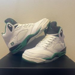 Air Jordan 5s “lucky Green”