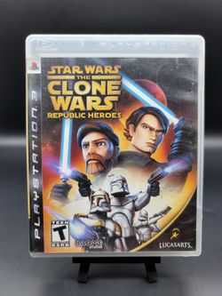 Playstation 3 Star Wars The Clone Wars ( Complete  )