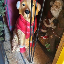 Golden retriever Outdoor Christmas Decor