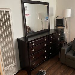 Dresser And Mirror