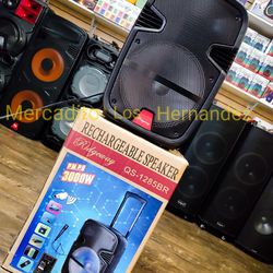 Karaoke Bluetooth Speaker ❗️ 12" 3000w❗️Amazing Bass ❗️USB - Sd Card - FM Radio 