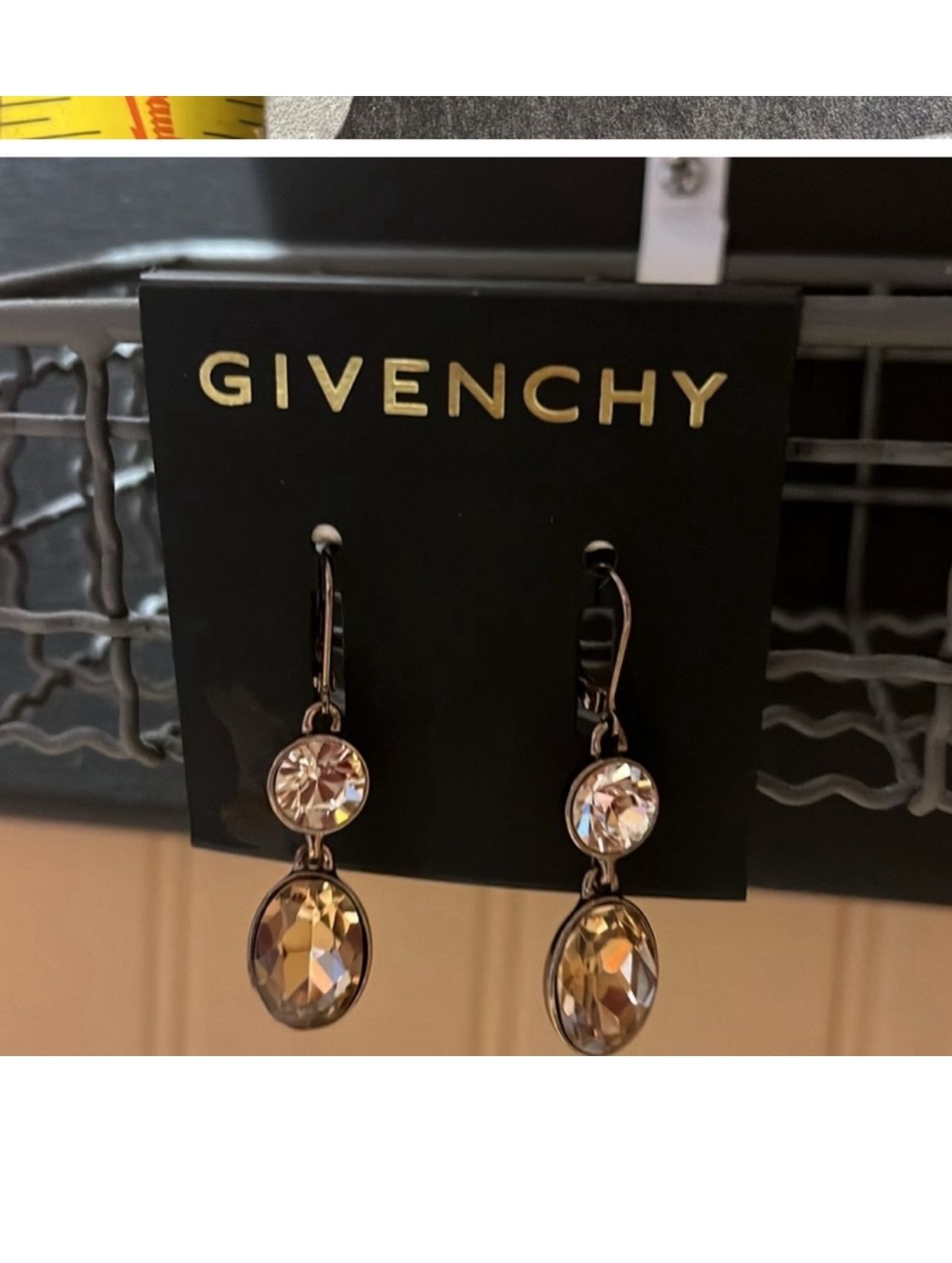 NWT Givenchy Amber Drop Earrings